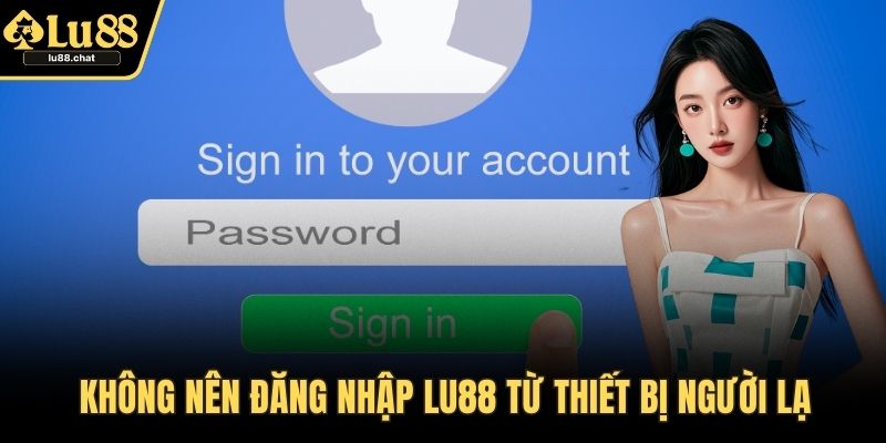 Không nên đăng nhập LU88 từ thiết bị người lạ